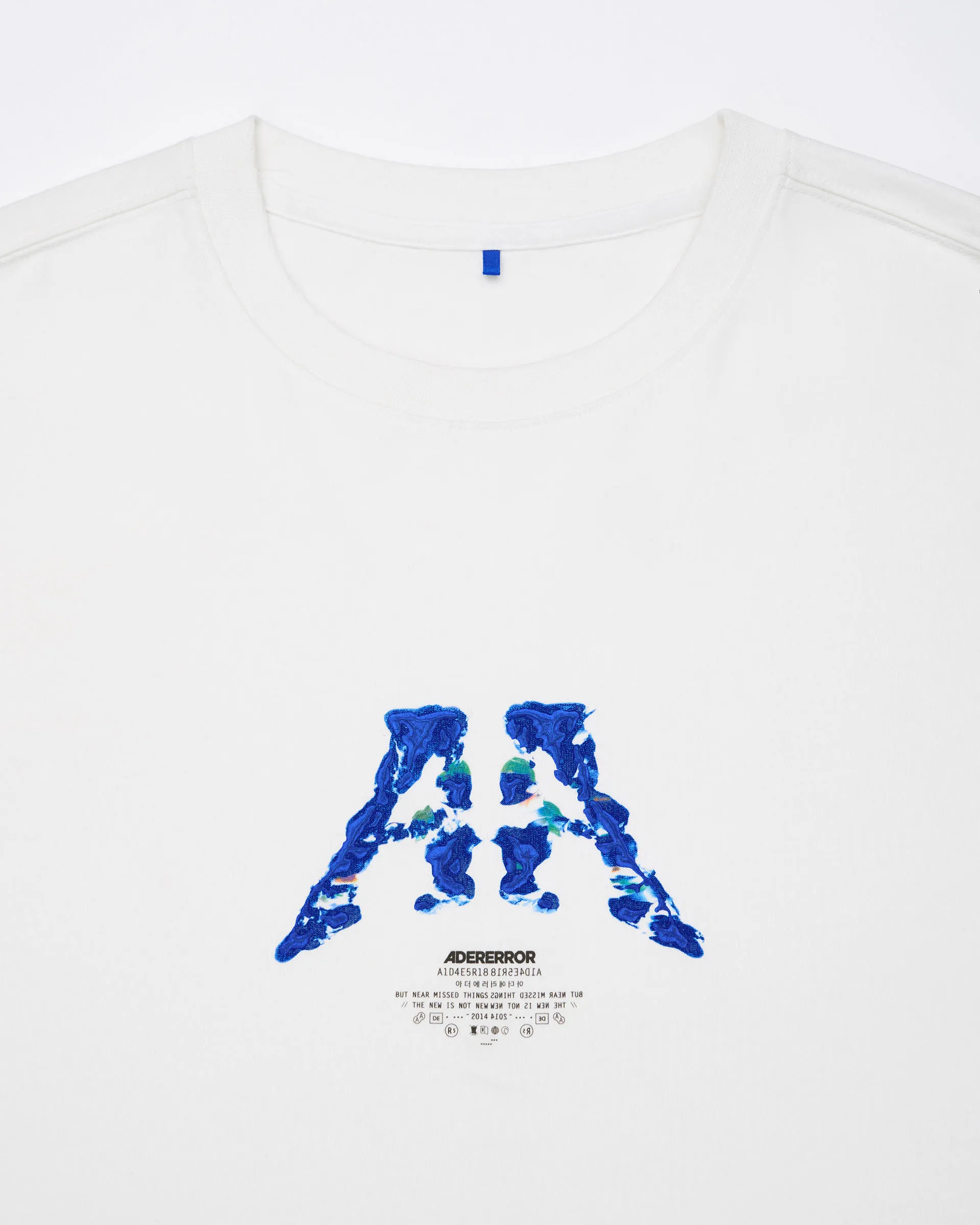 ADERERROR  |Unisex Street Style Short Sleeves Oversized Logo T-Shirts