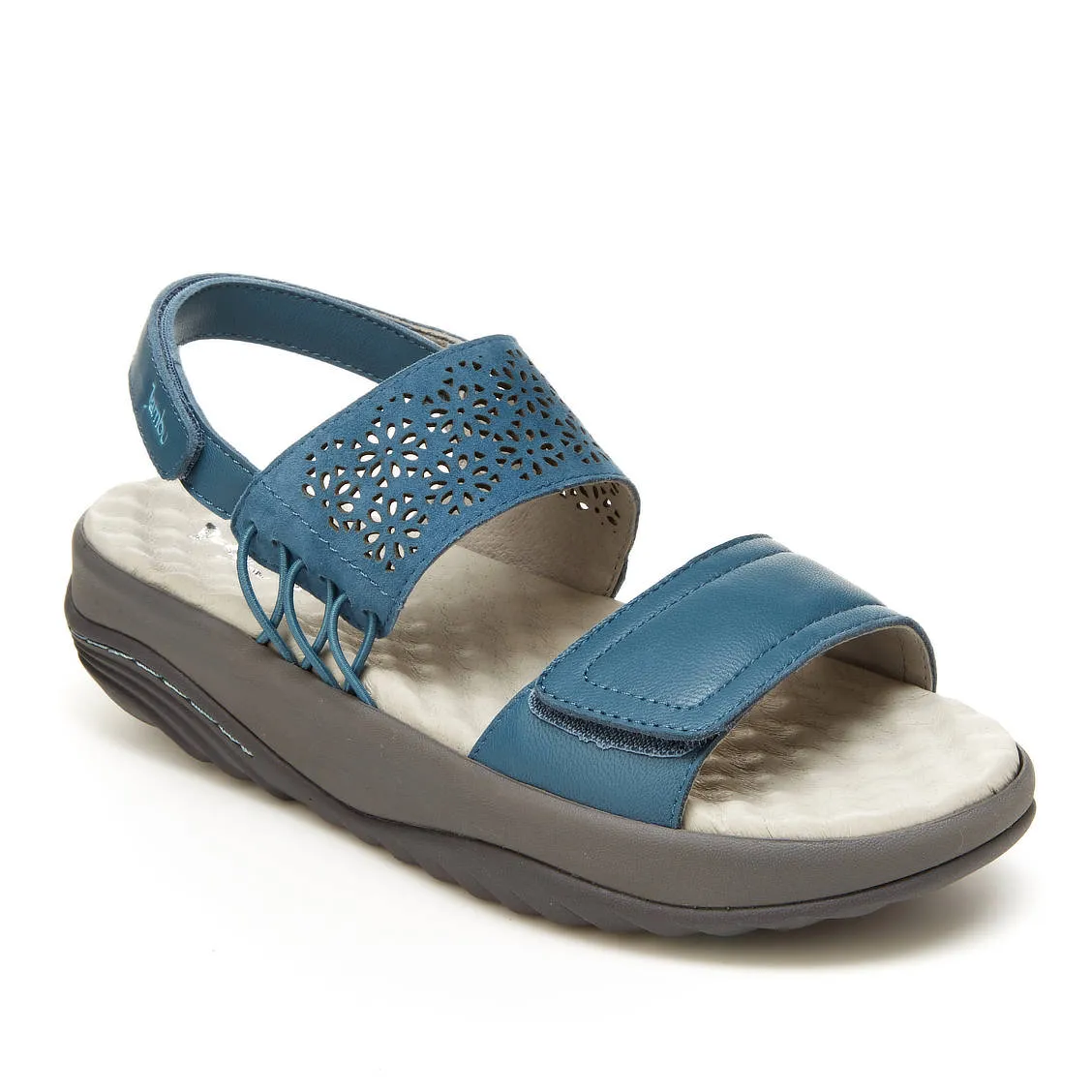 Alba (Denim) Rocker Bottom Sandal