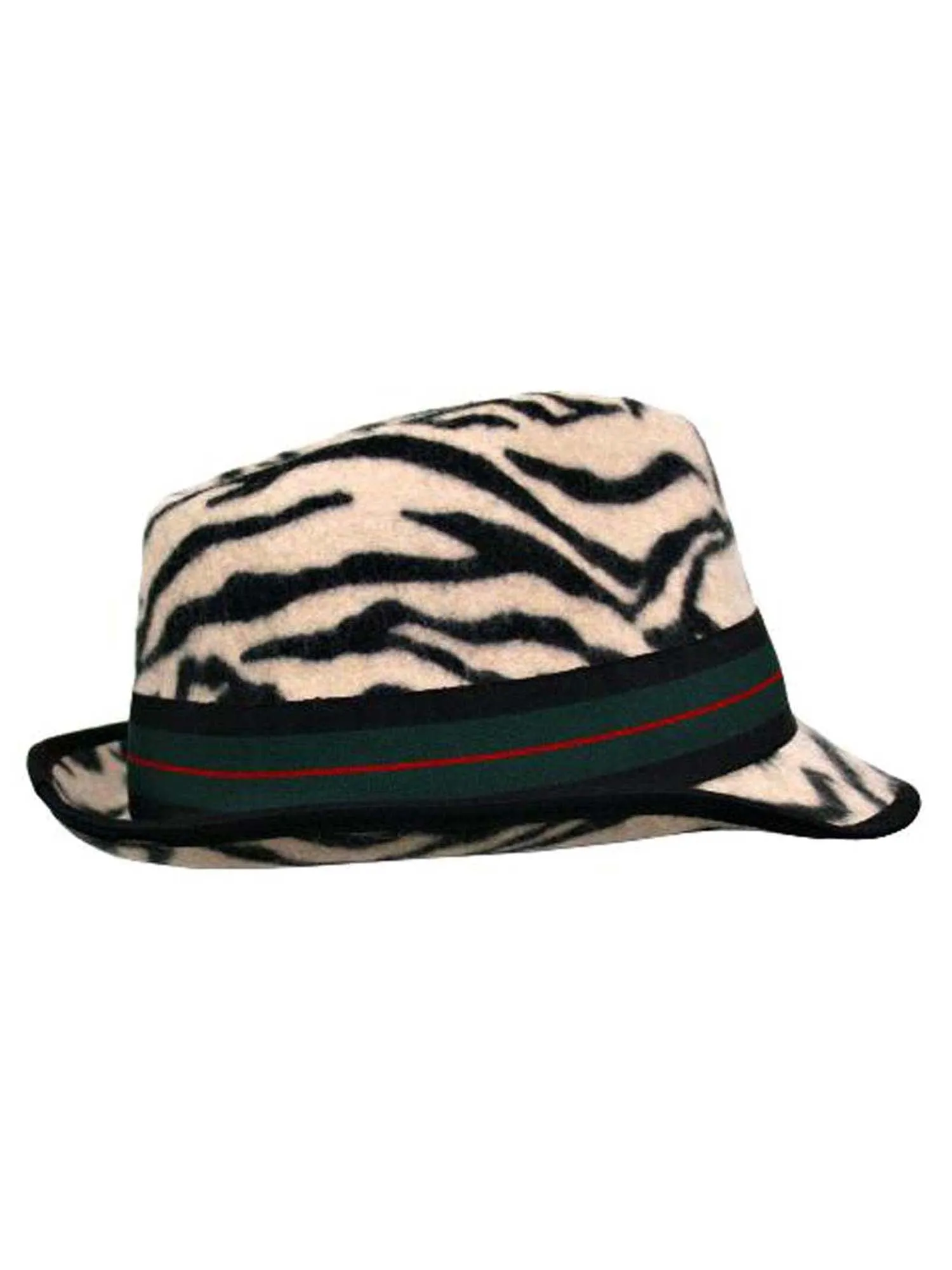 Animal Print Wool Fedora Hat