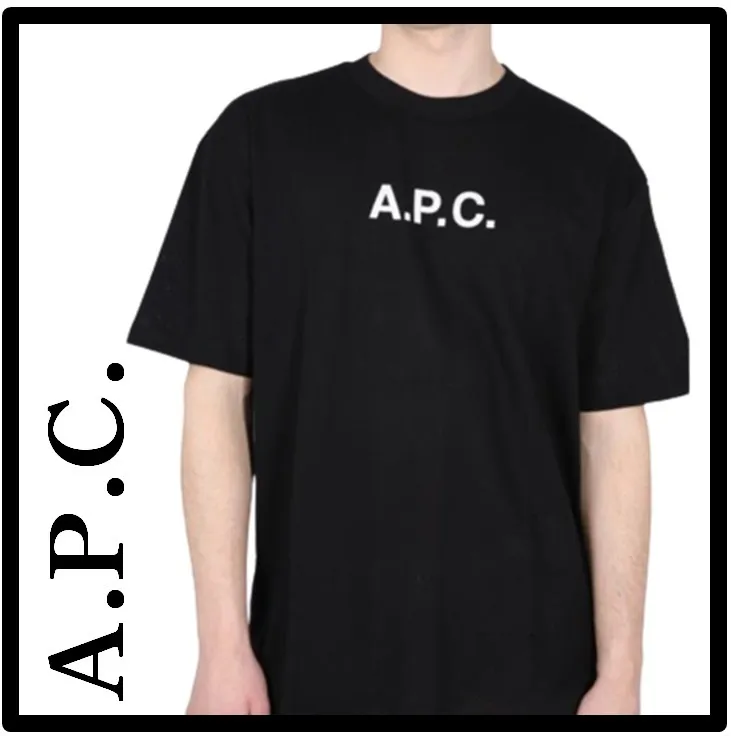 A.P.C.  |Unisex Street Style Logo Designers T-Shirts