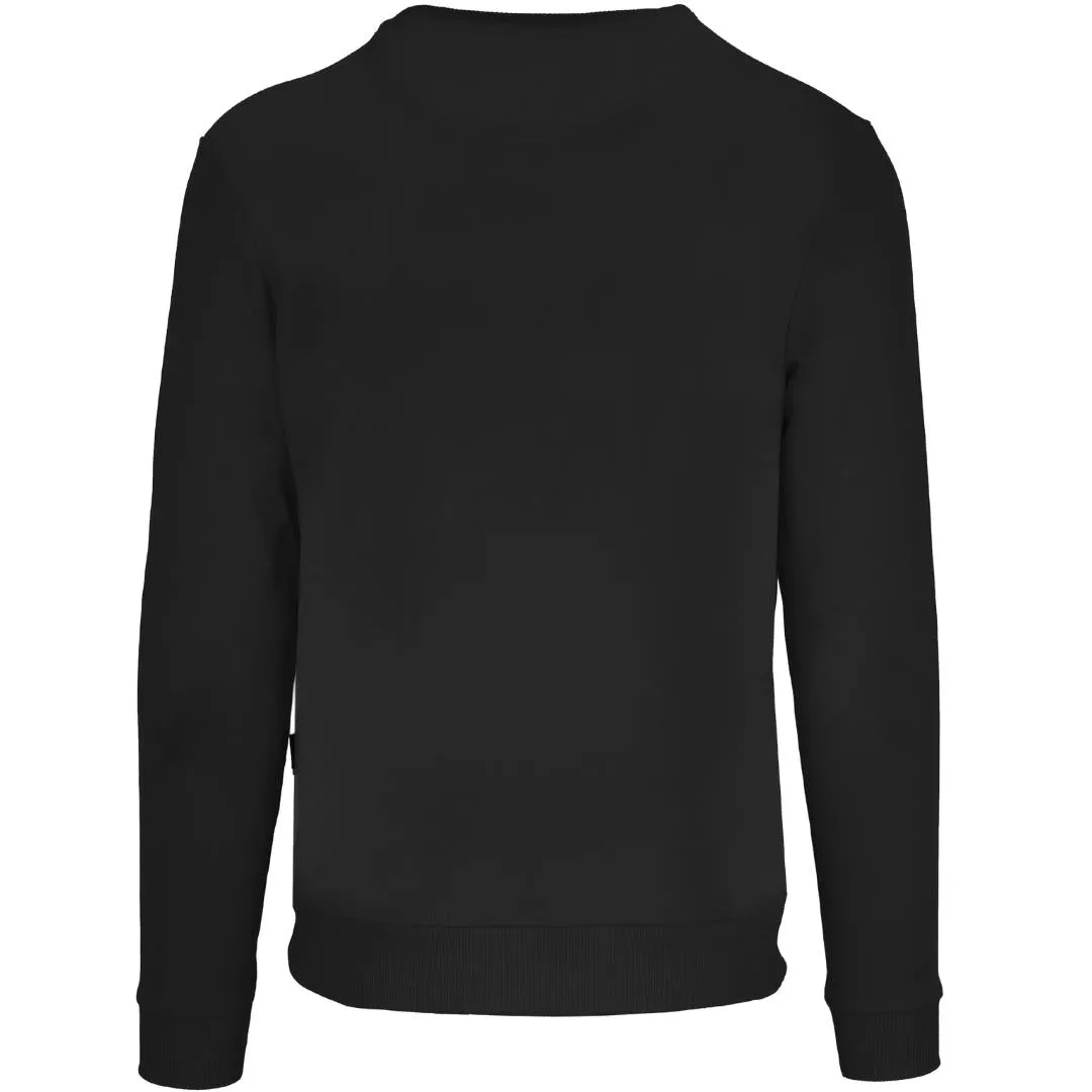 Aquascutum Bold London Logo Black Sweatshirt