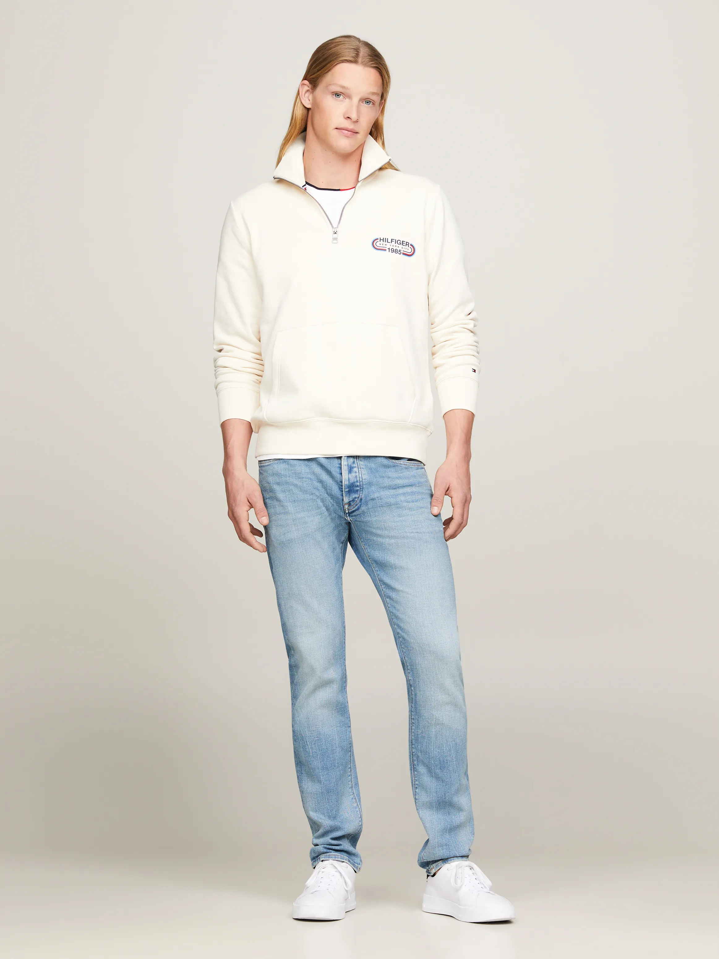 Archive Track Logo Half-Zip Sweatshirt | Sweatshirts & Hoodies | Tommy Hilfiger