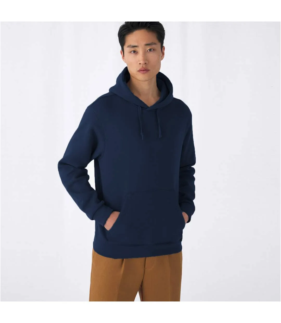 B&C Mens Hooded Sweatshirt / Mens Sweatshirts & Hoodies (Navy Blue) - UTBC127