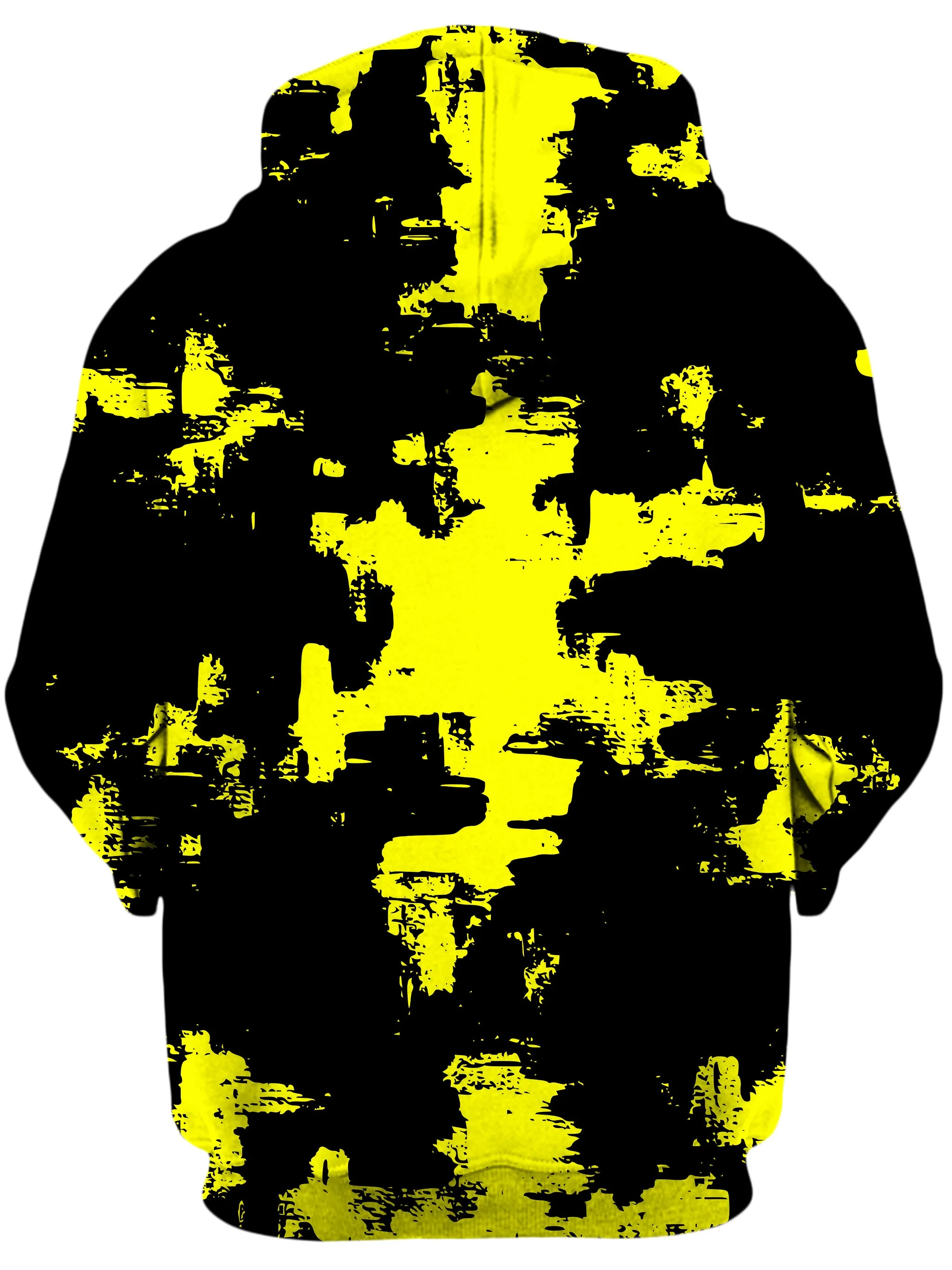 Black and Yellow Abstract Unisex Hoodie