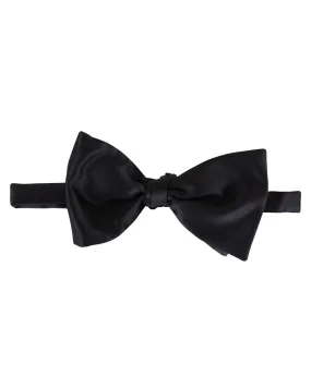 Black Silk Self-Tie Bow Tie