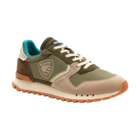 Blauer s4dixon02 Sneakers Uomo Stringate Military