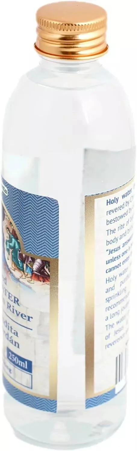 Blessed Holy Water Jordan's River Authentic Bottle Holy Land 8.4 fl.oz/250 ml