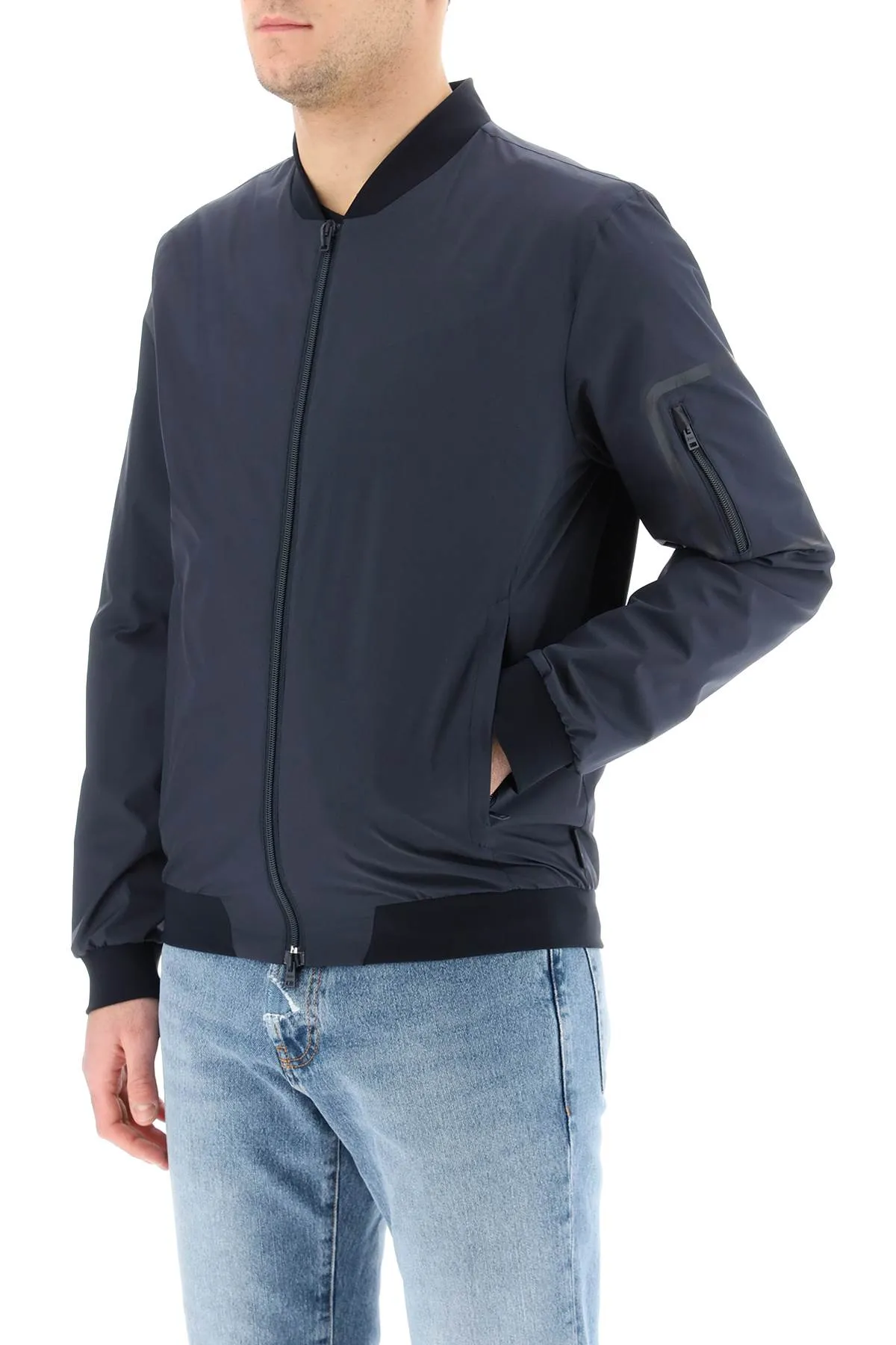 bomber jacket in gore-tex infinium