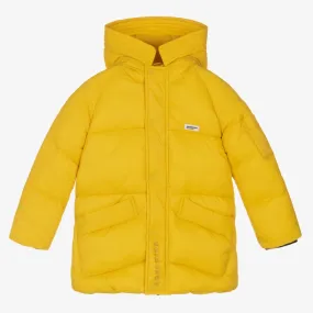 Boys Yellow Puffer Coat