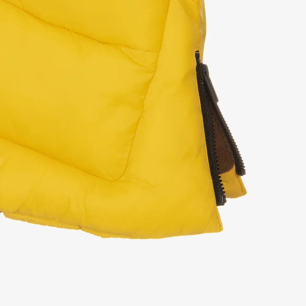 Boys Yellow Puffer Coat