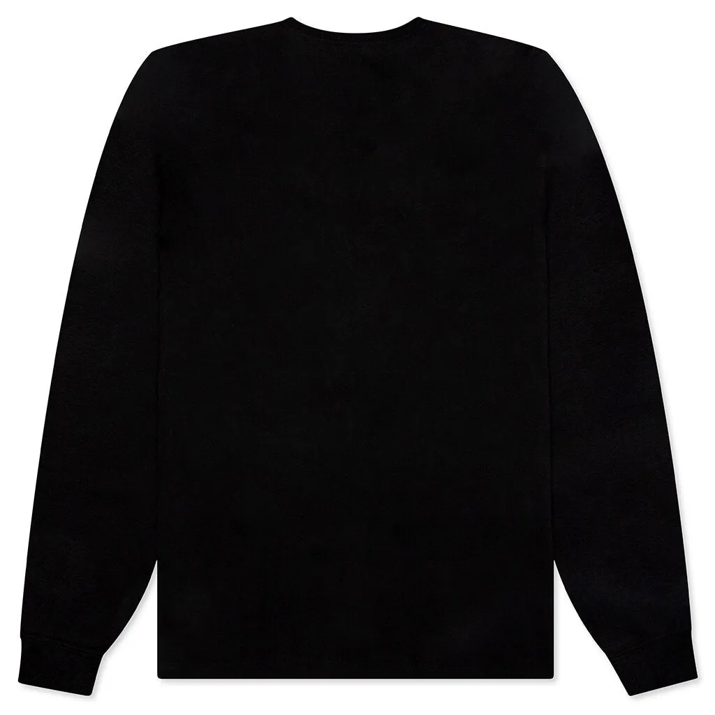 Brand Holiday L/S T-Shirt - Black/Chile Red