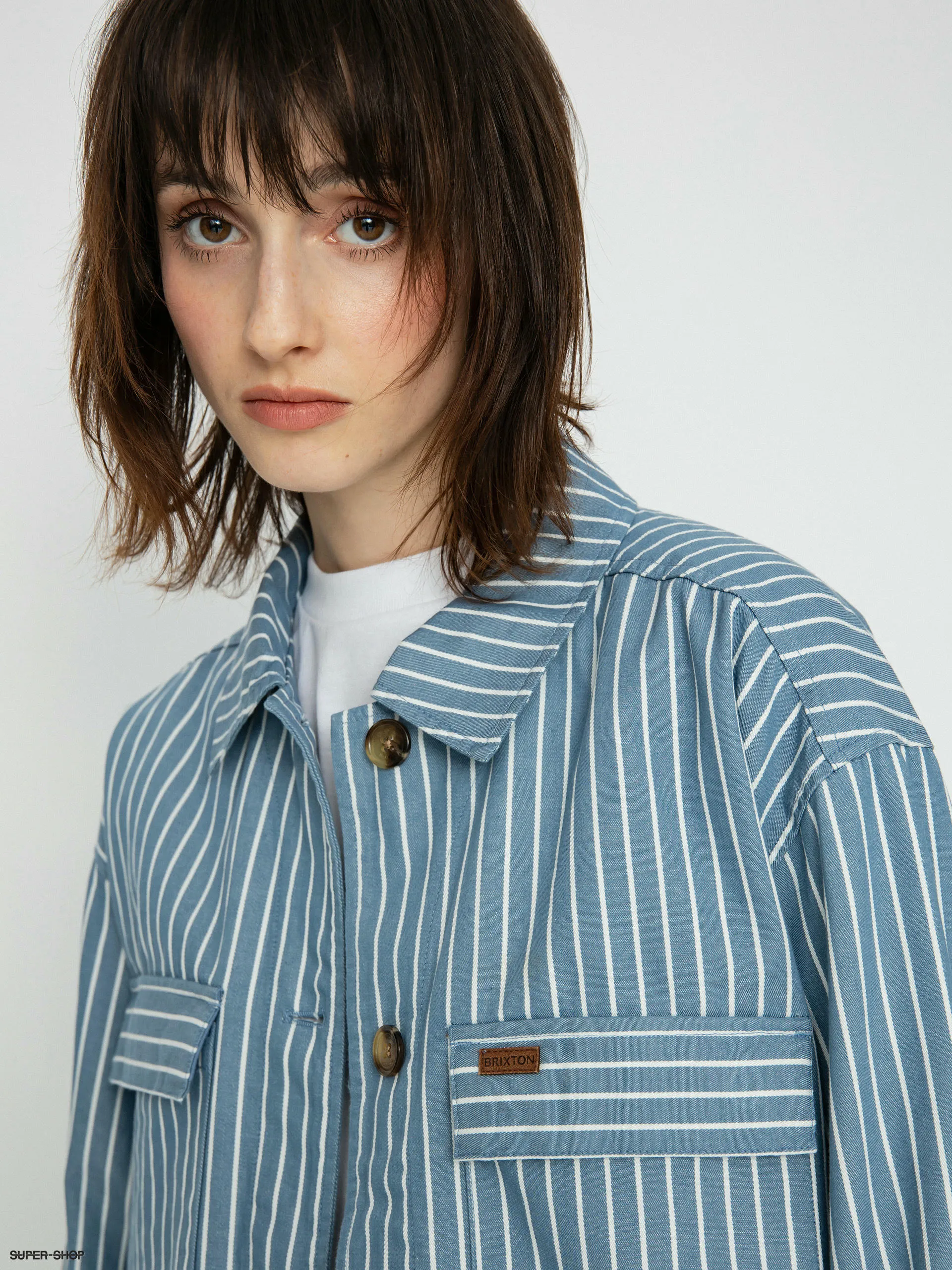 Brixton Stark Trucker Jacket Wmn (blue heaven)