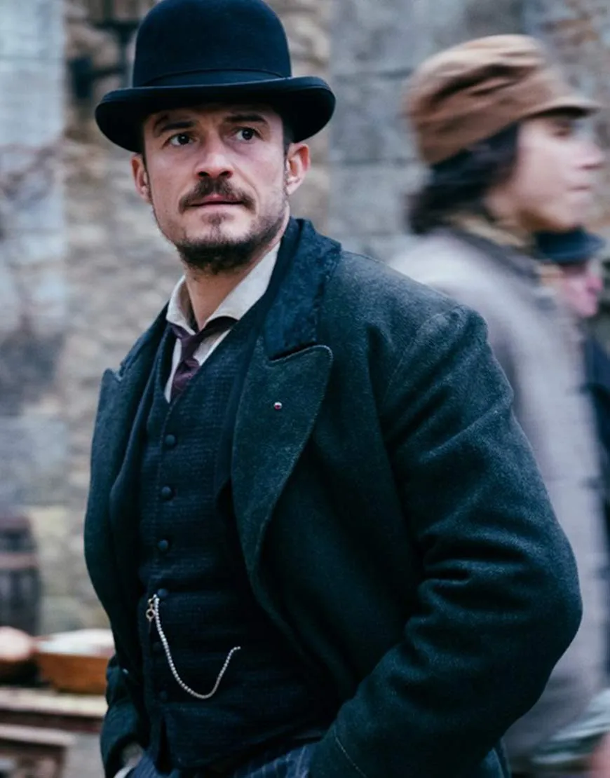 Carnival Row Orlando Bloom Coat - Rycroft Philostrate wool Coat