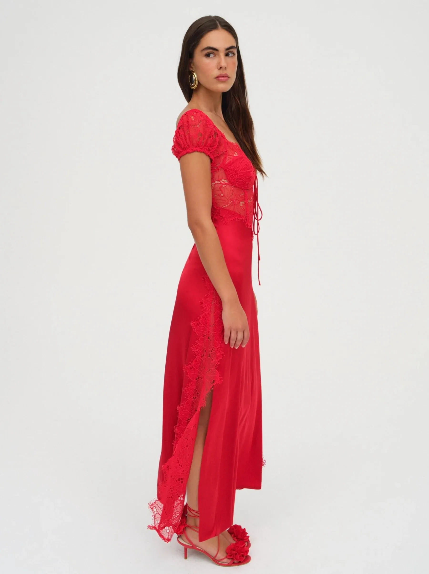 Casey Maxi Dress in Red