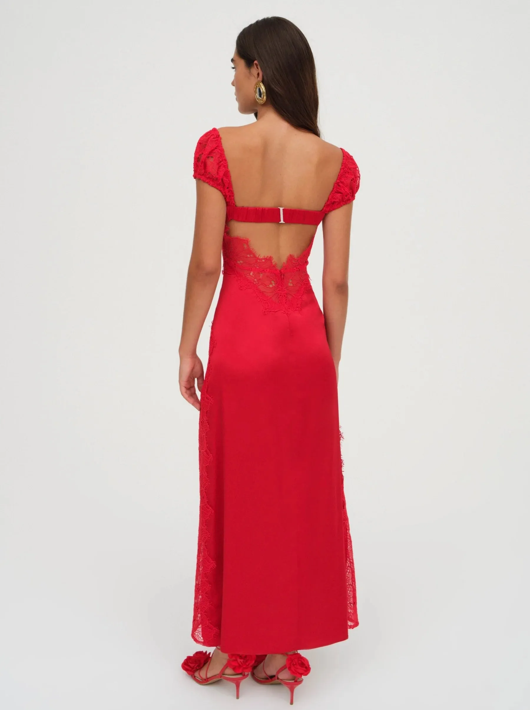 Casey Maxi Dress in Red