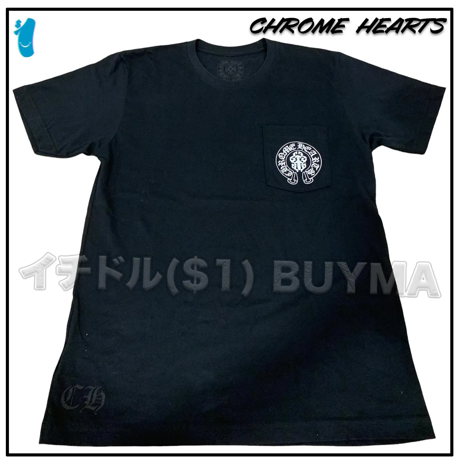 CHROME HEARTS  |Unisex Street Style Logo T-Shirts