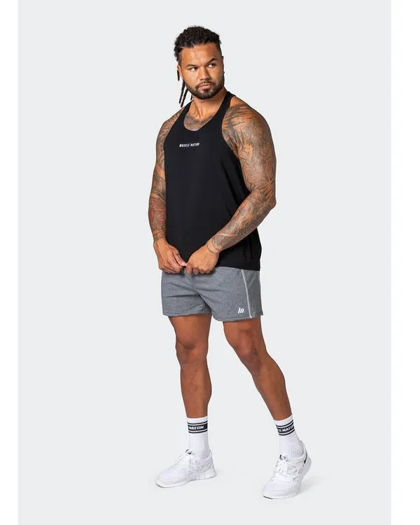 Classic Squat Shorts - Dark Grey Marl