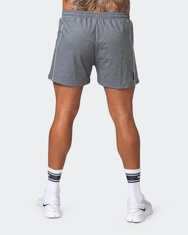 Classic Squat Shorts - Dark Grey Marl