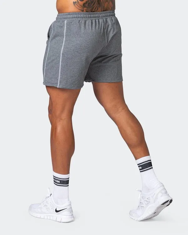 Classic Squat Shorts - Dark Grey Marl