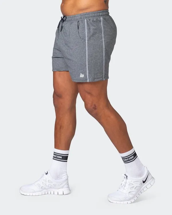 Classic Squat Shorts - Dark Grey Marl