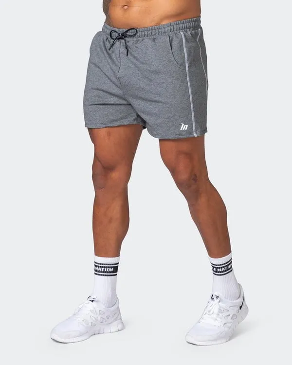 Classic Squat Shorts - Dark Grey Marl