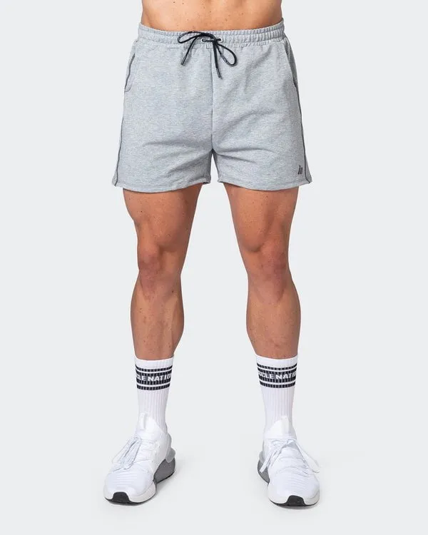 Classic Squat Shorts - Grey Marl