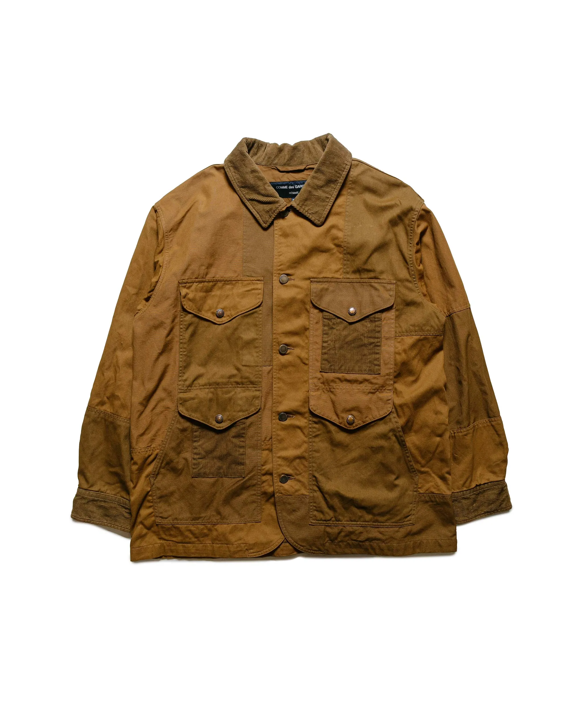 Comme des Garons HOMME Cotton Drill Jacket Brown