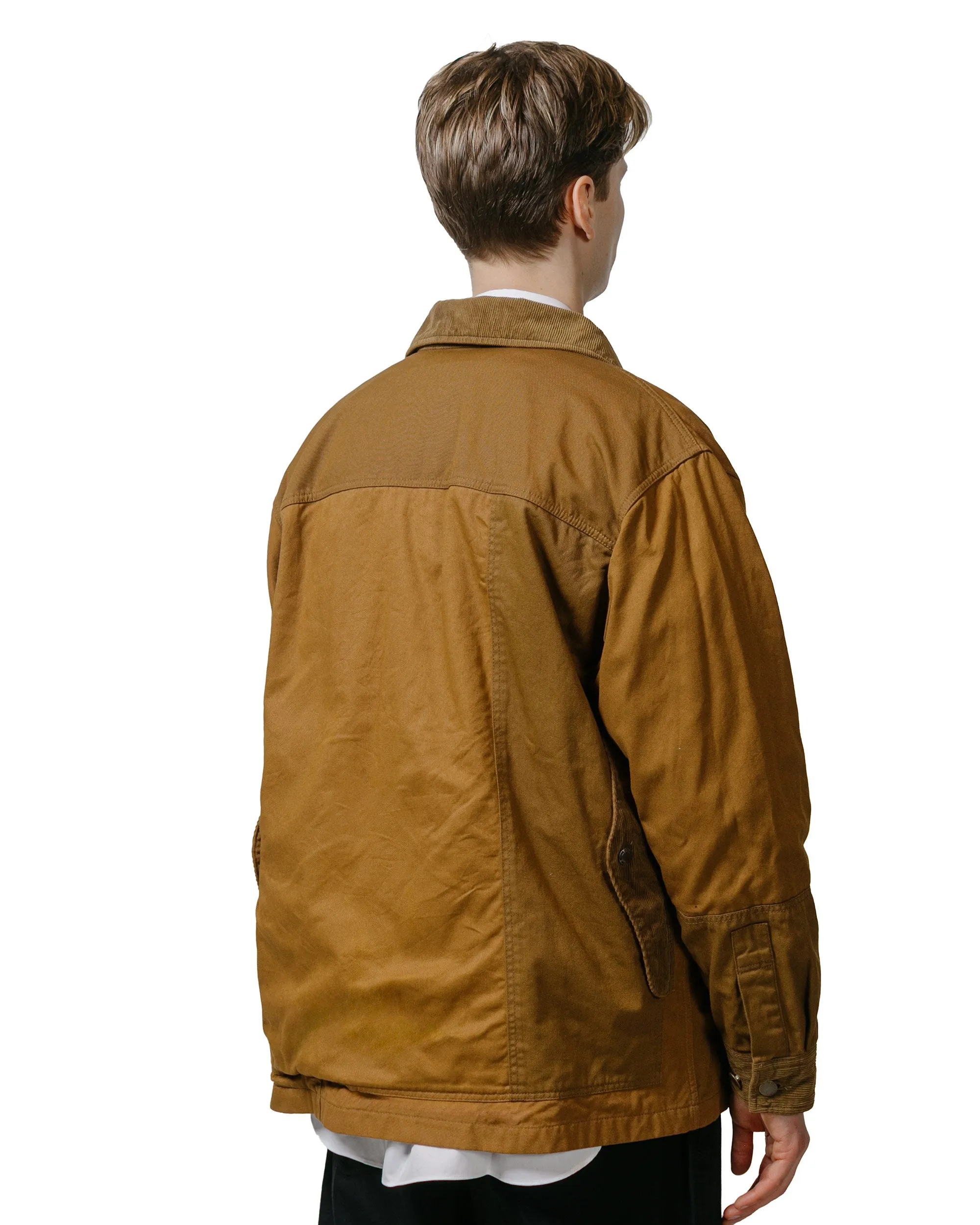 Comme des Garons HOMME Cotton Drill Jacket Brown