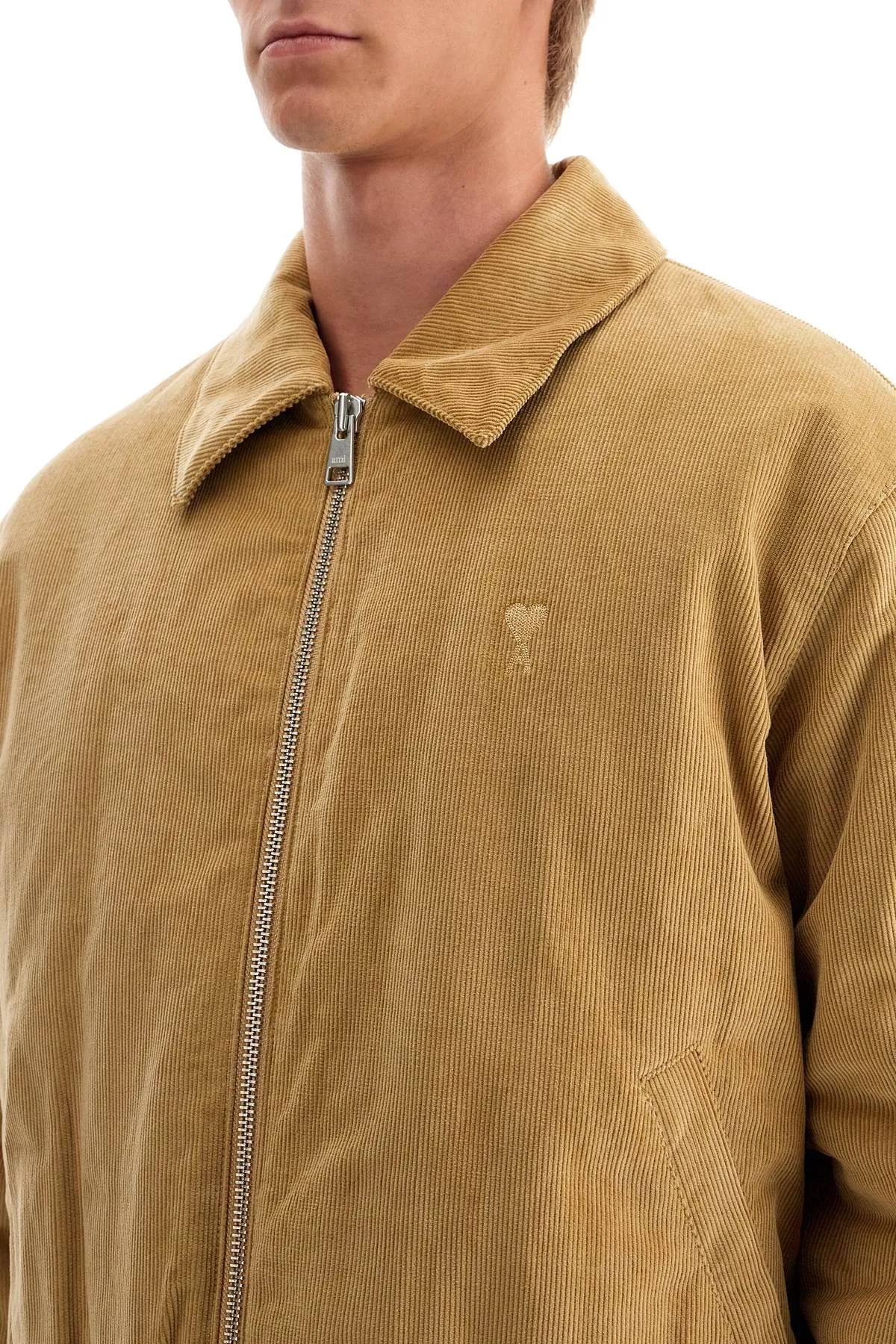 corduroy bomber jacket HJK037 CO0089 SABLE