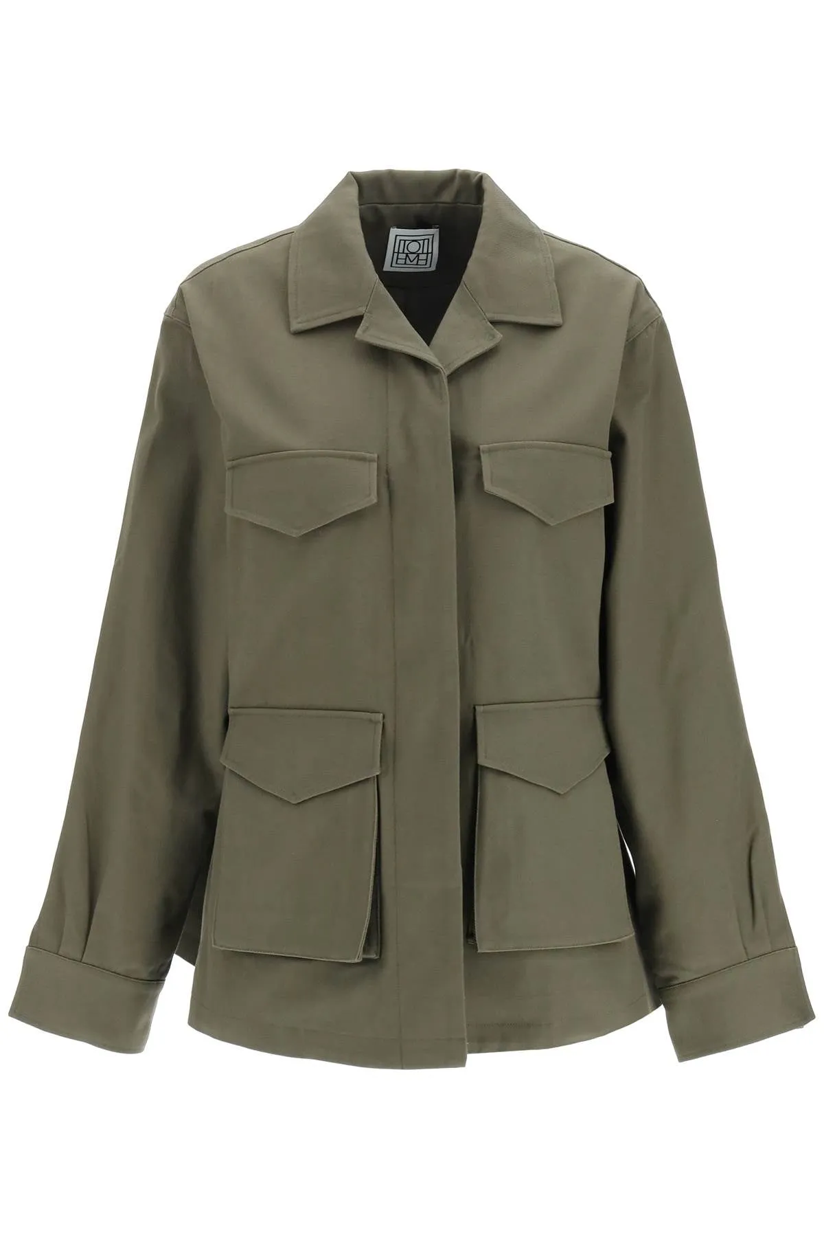 cotton army jacket 213 106 734 KHAKI GREEN