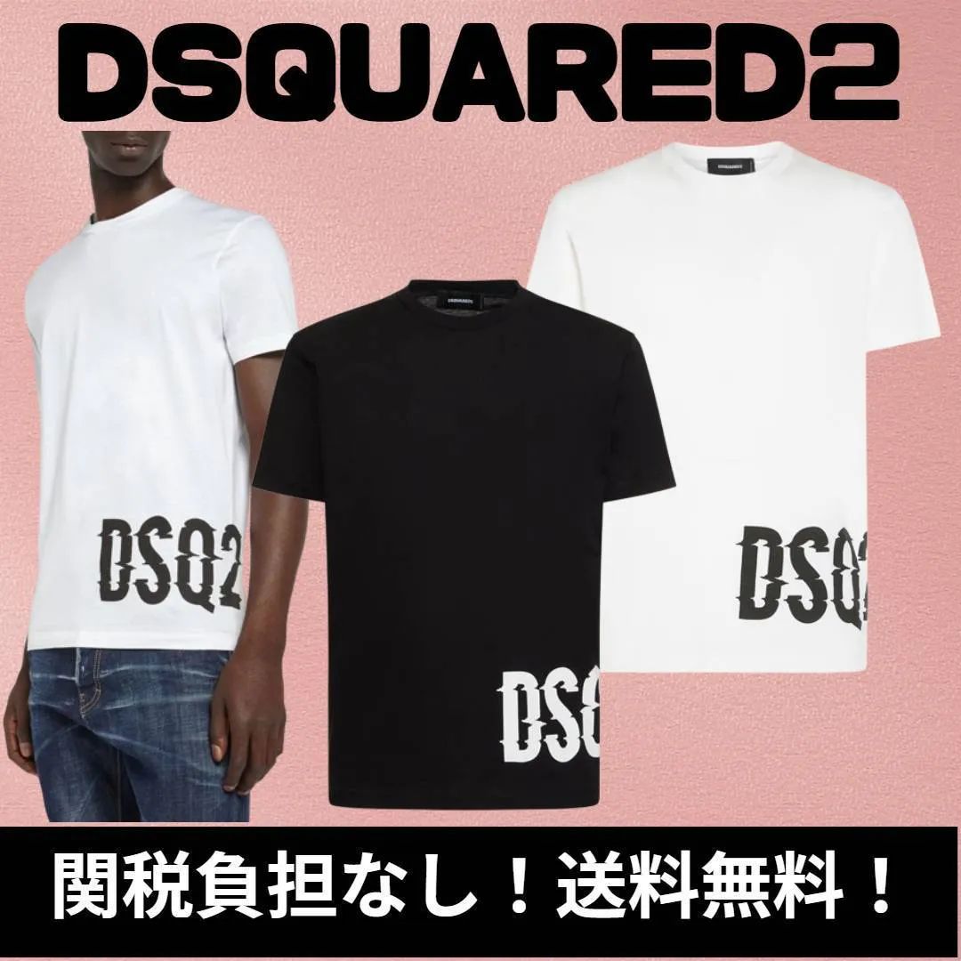 D SQUARED2  |Cotton Short Sleeves Logo Luxury T-Shirts