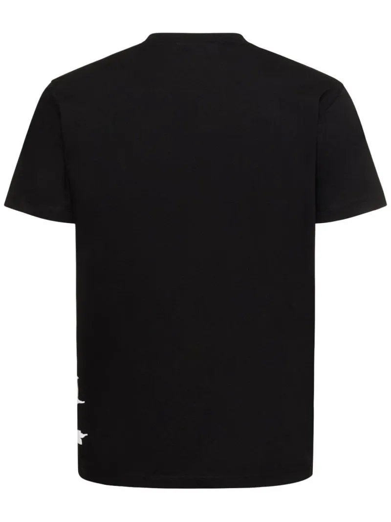 D SQUARED2  |Cotton Short Sleeves Logo Luxury T-Shirts