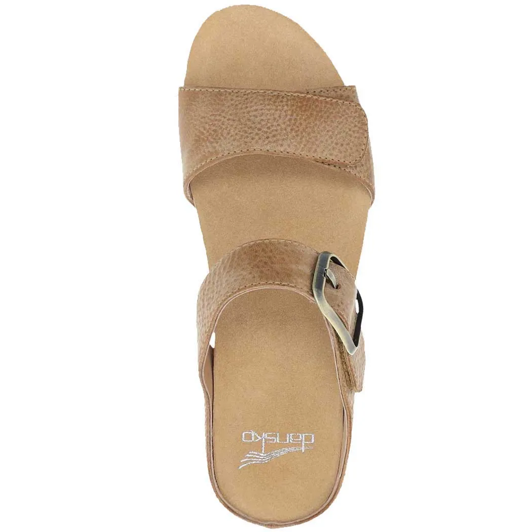 Dansko Tanya Slide Sandal Tan Milled (Women's)