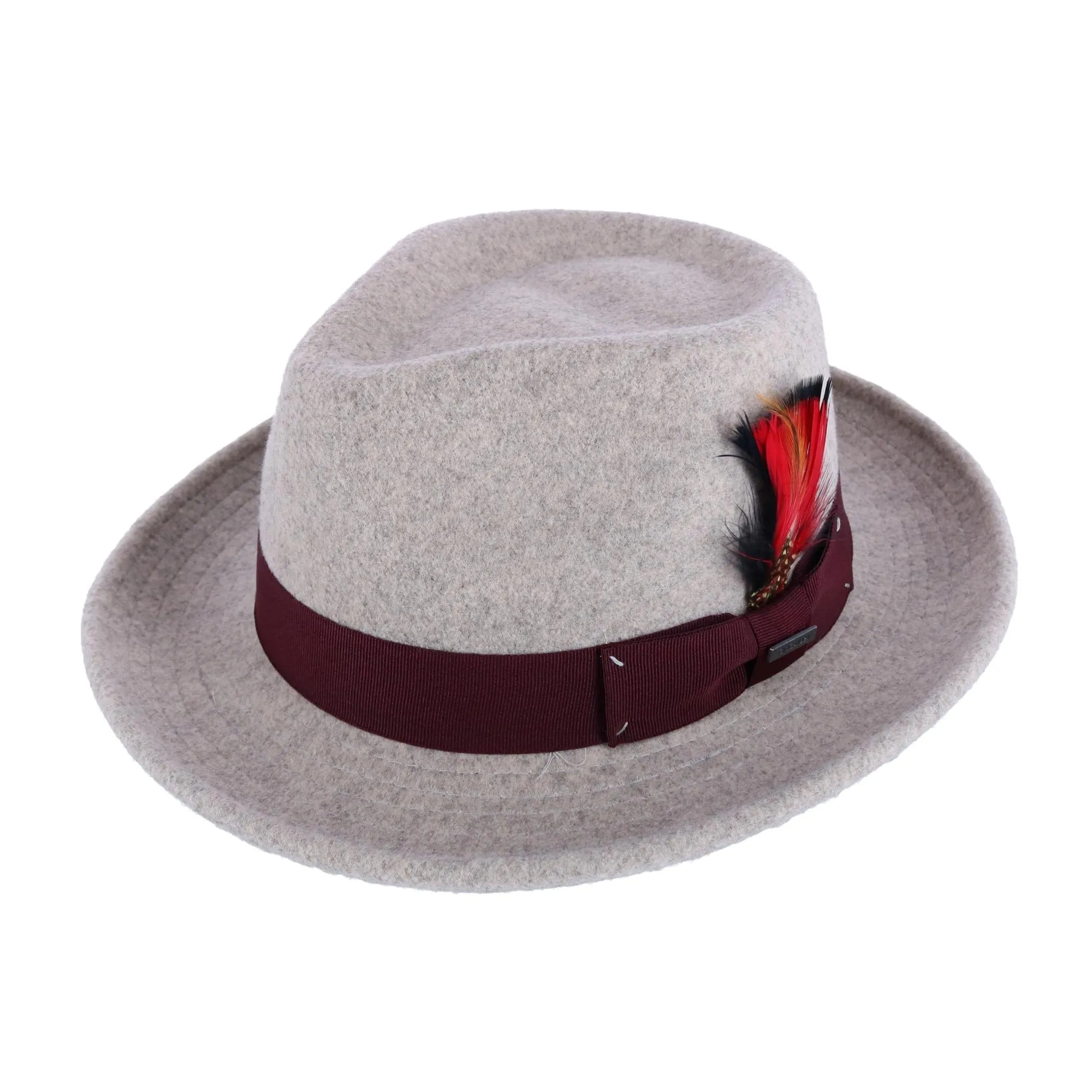 Dorfman Pacific Chester Packable Teardrop Felt Fedora