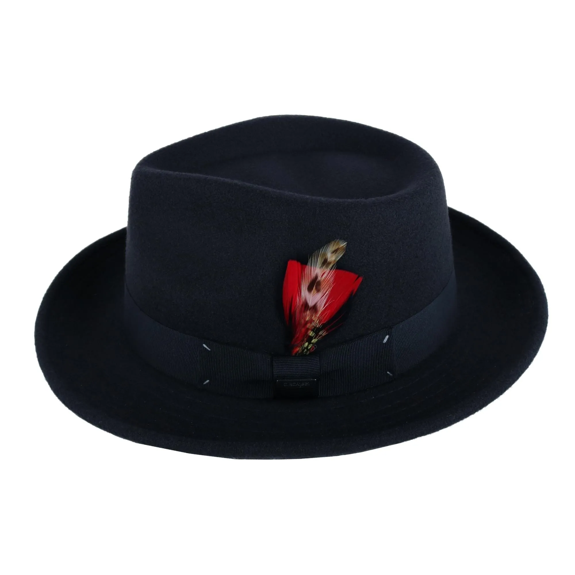 Dorfman Pacific Chester Packable Teardrop Felt Fedora