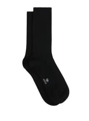 DORÉ DORÉ  Ribbed crew socks - Black