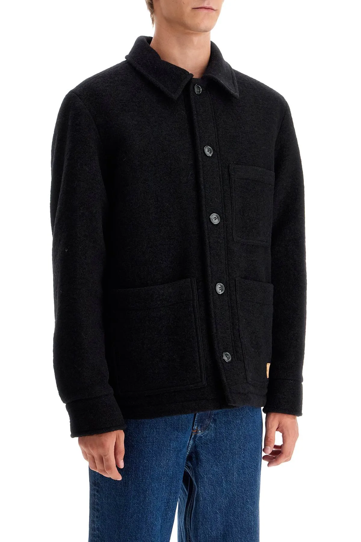 emile wool effect fleece WVBCA H02961 NOIR