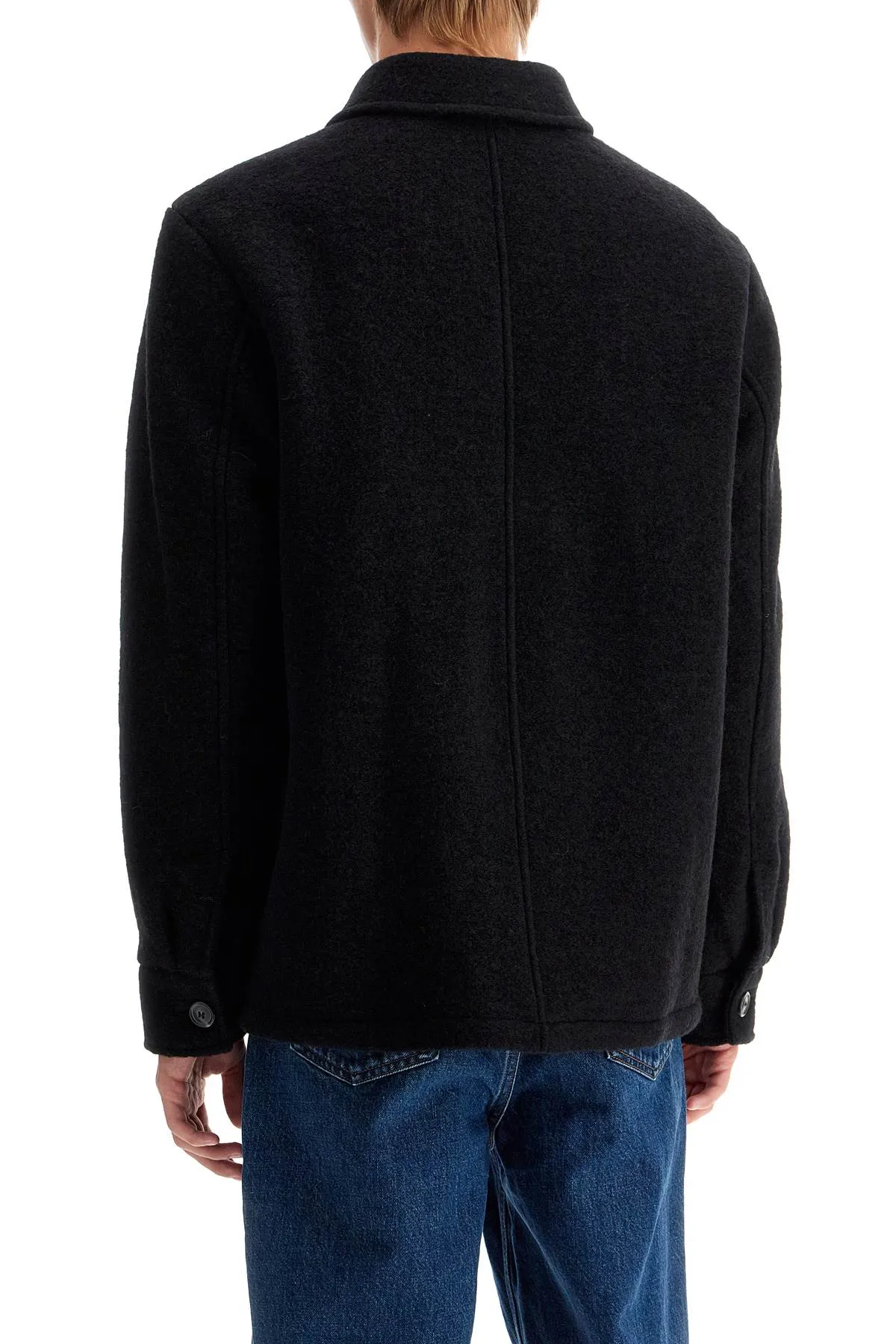 emile wool effect fleece WVBCA H02961 NOIR