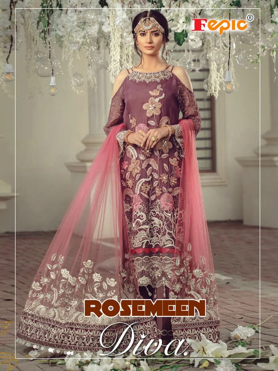 Fepic Rosemeen Diva Georgette Partywear Pakistani Collection