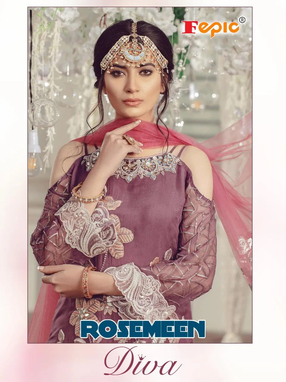 Fepic Rosemeen Diva Georgette Partywear Pakistani Collection