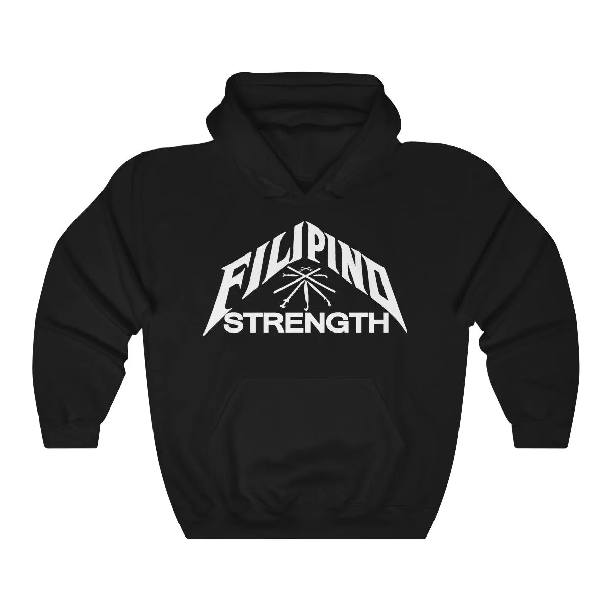 Filipino Strength Swords Unisex Heavy Blend Hooded Sweatshirt