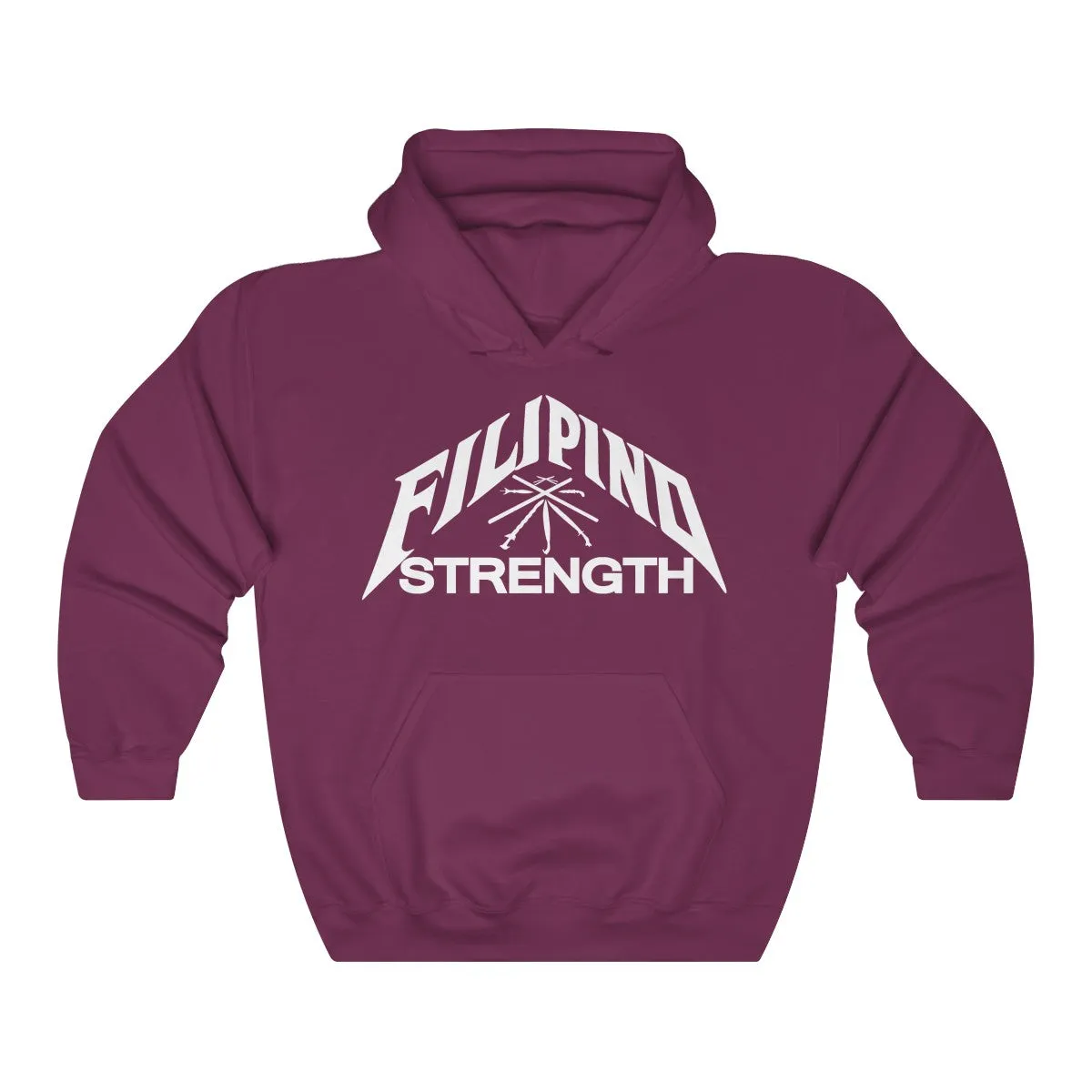 Filipino Strength Swords Unisex Heavy Blend Hooded Sweatshirt