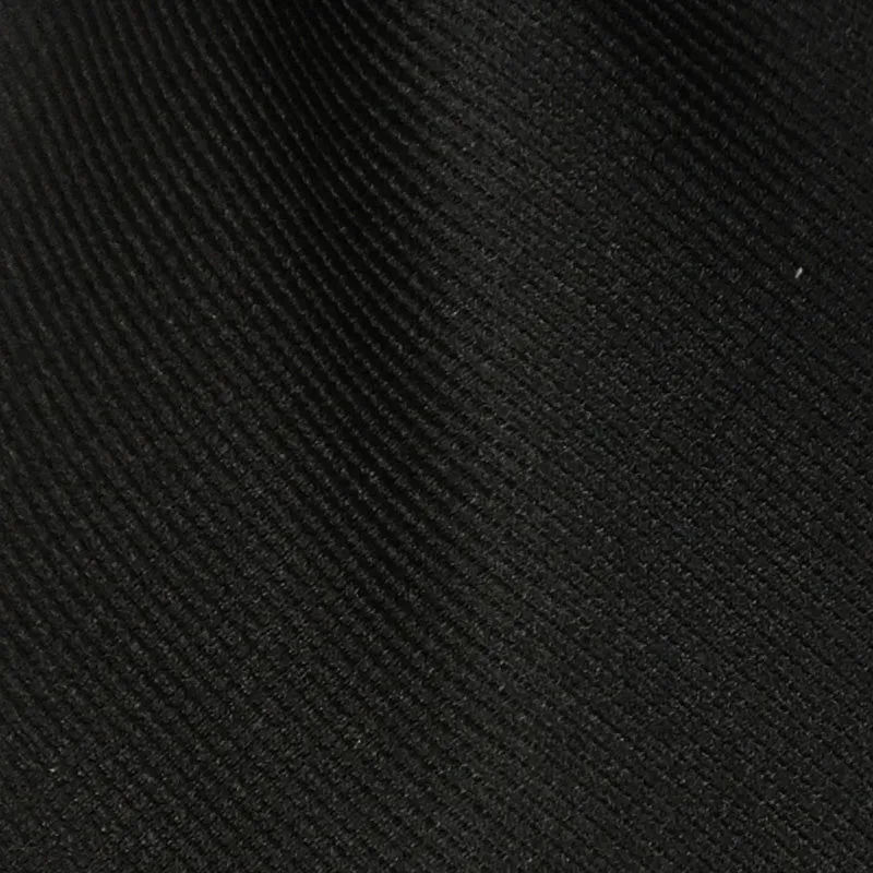 F.Marino Handmade Jacquard Silk Tie 3-Fold Black