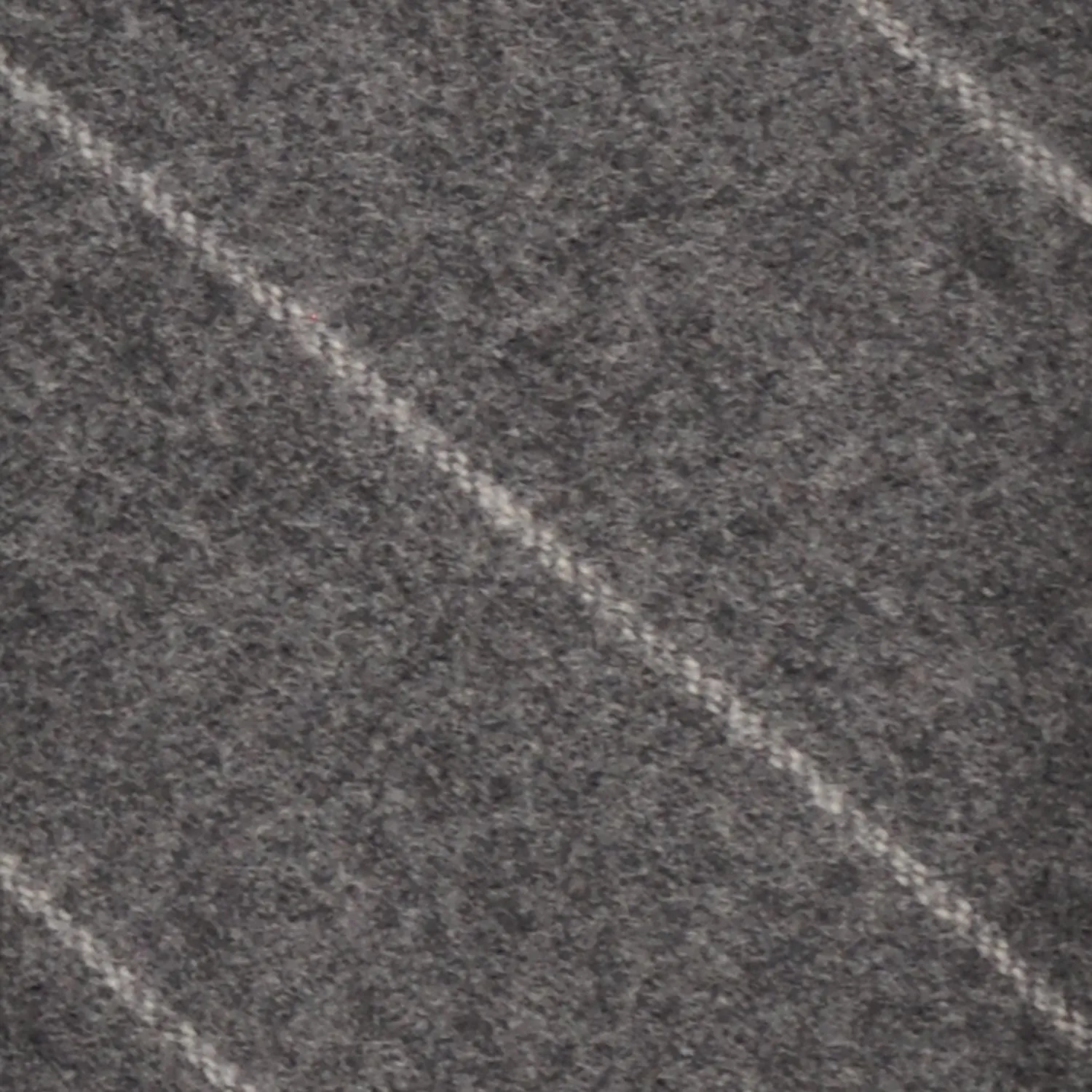 F.Marino Regimental Flannel Wool Tie 3 Folds Smoke Grey