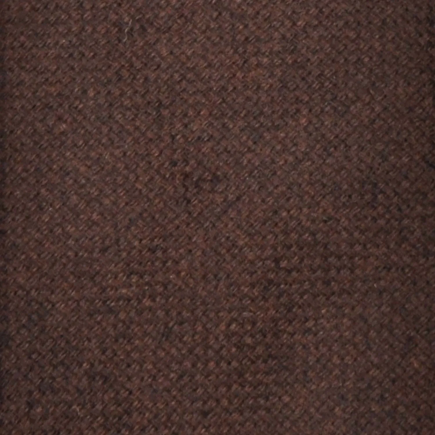 F.Marino Twill Merino Wool Tie 3 Folds Coffee Brown