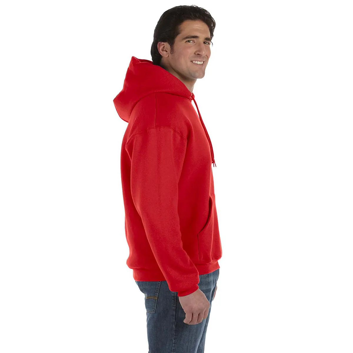 Fruit of the Loom Men's True Red 12 oz. Supercotton Pullover Hood