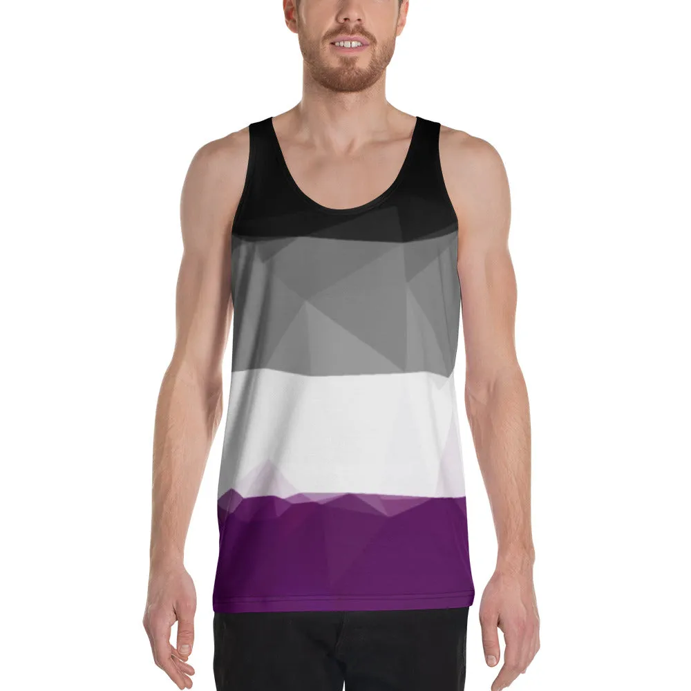 Geometric Asexual Pride Tank Top