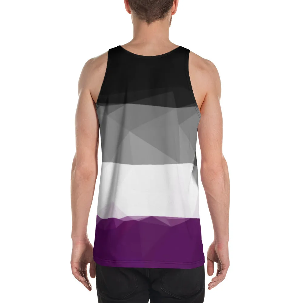 Geometric Asexual Pride Tank Top