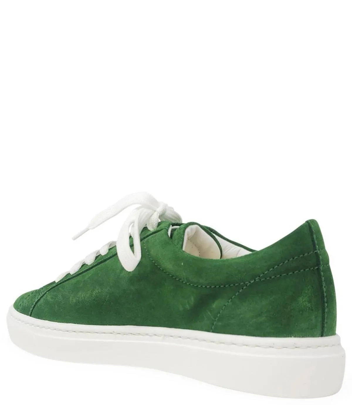 Green Suede Sirius Star Womens Sneaker - Green