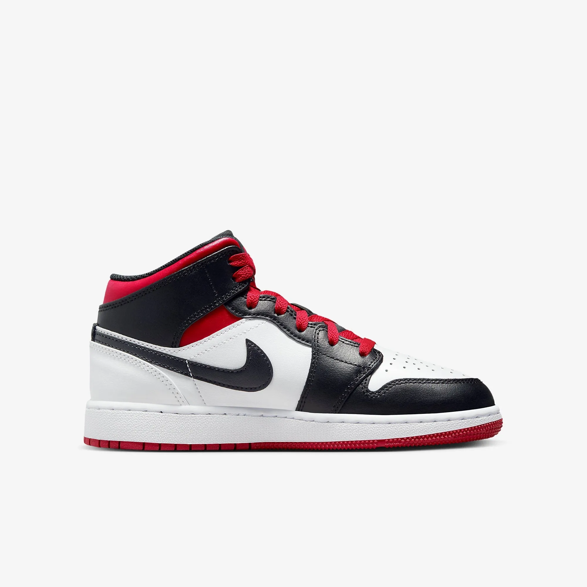 (GS) Air Jordan 1 Mid 'Gym Red / Black Toe' (2023) DQ8423-106